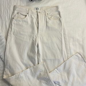 Agolde Cropped Wide Leg Jean